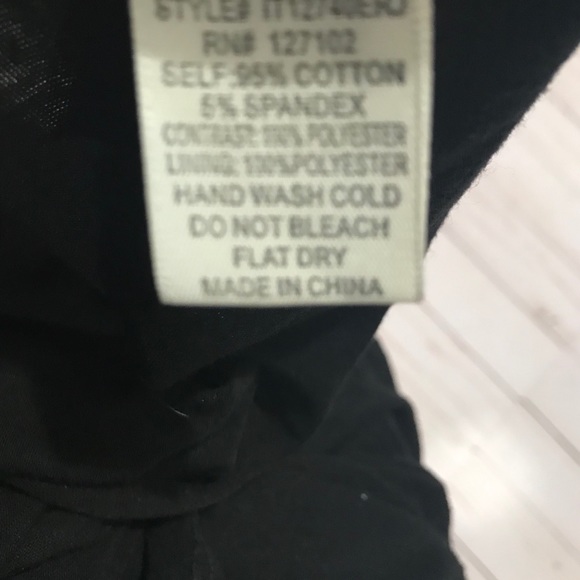 Black sequined front pocket & sleeves top, L - Picture 6 of 7